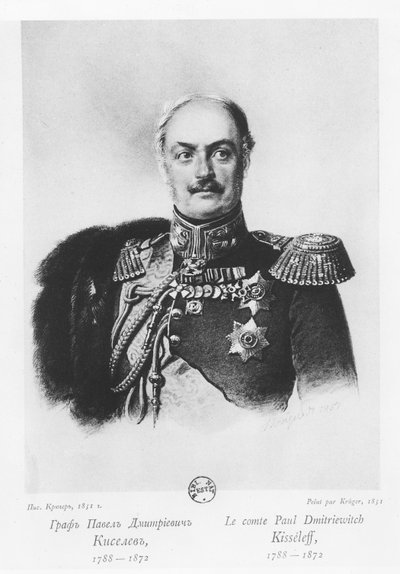 Comte Pavel Dmitrievich Kiselyov - Franz Krüger